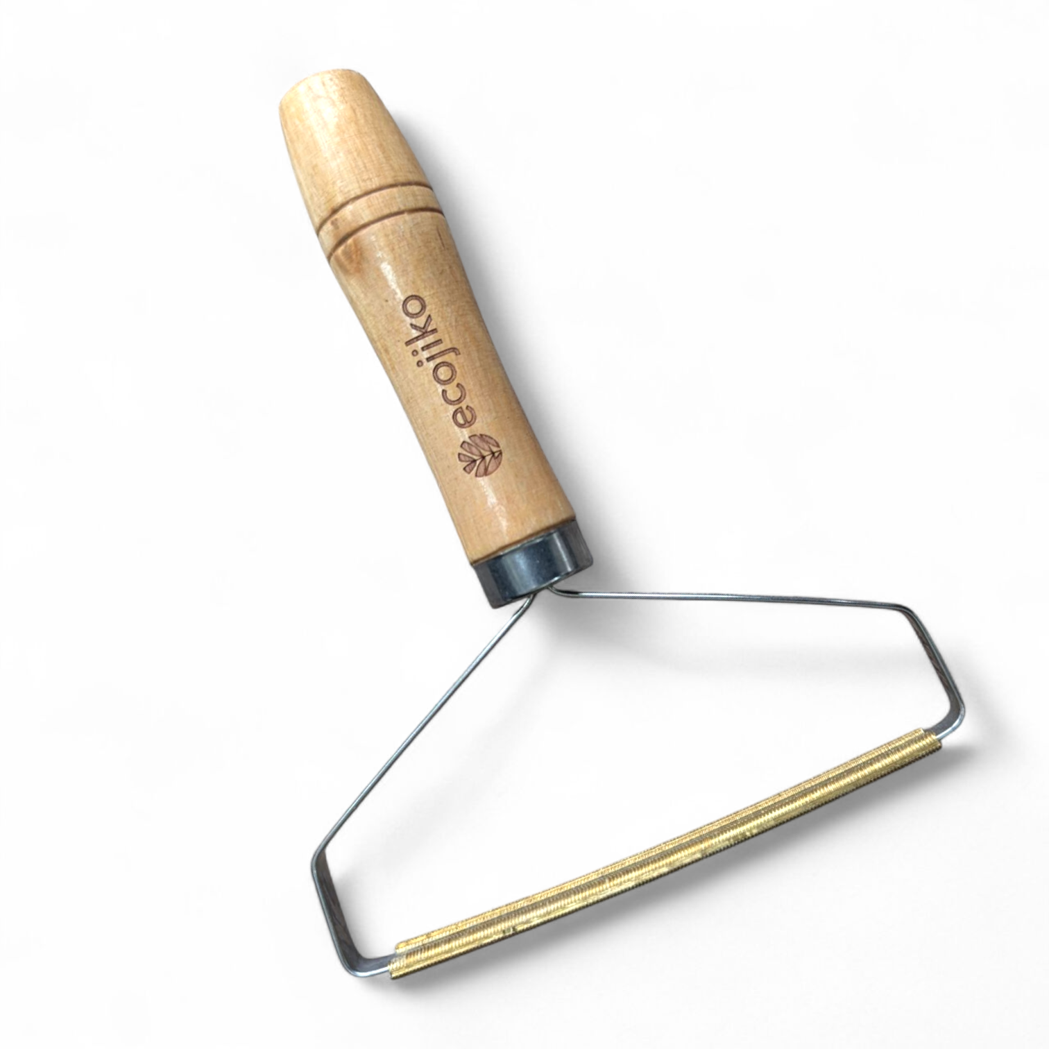 Wooden Lint & Pet Hair Remover + Carpet Scraper